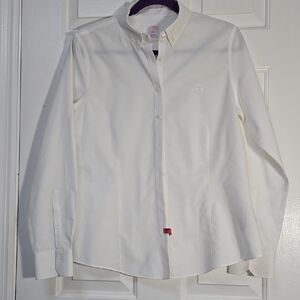 Brooks Bros. Womens White Button-Down Shirt